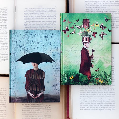 دفتر صغير Dreamscapes " مخطط "