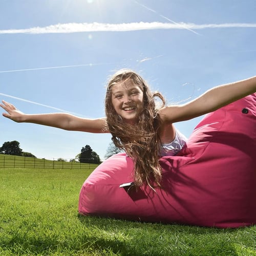 كرسي بين باج للاطفال خارجي - أزرق