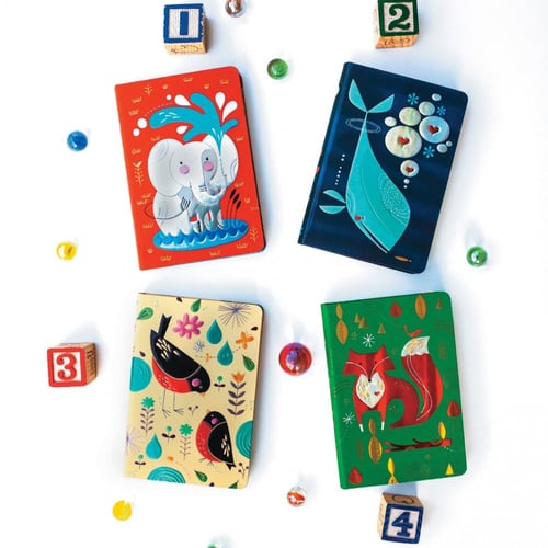 دفتر صغير Mother Robin " مخطط "