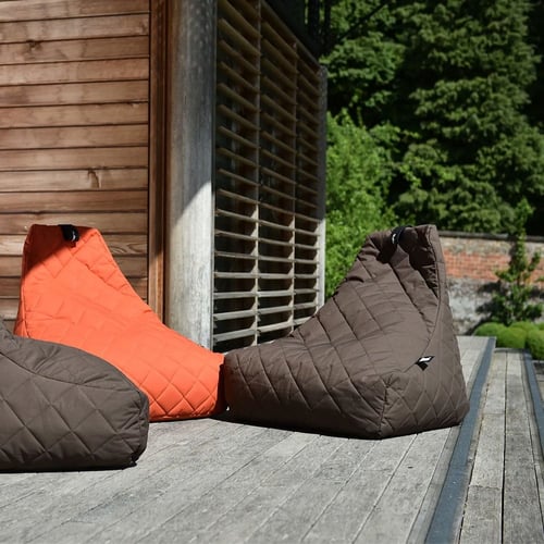 كرسي بين باج كبير مبطن - أخضر ليموني