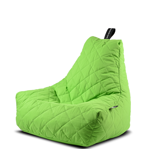 كرسي بين باج كبير مبطن - أخضر ليموني