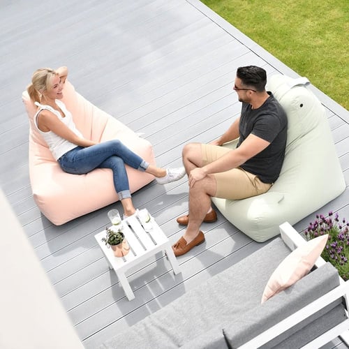 كرسي بين باج كبير باستيل فاخر - برتقالي