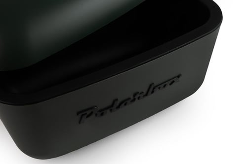 صندوق حافظ للبرودة - لون أخضر غامق بحزام جلد أسود...