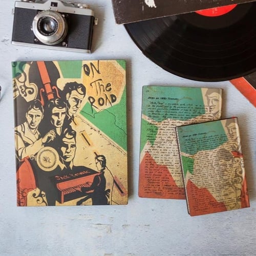 دفتر وسط On the Road "مخطط "