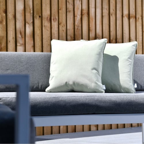 مخدة كنب باستيل فاخر - رمادي