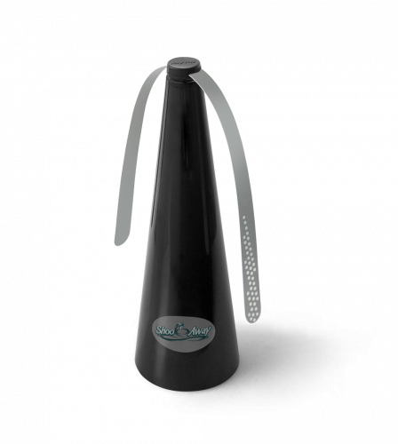 مروحة طاردة للذباب - حبة واحدة أسود