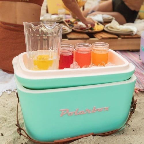 صندوق حافظ للبرودة كلاسيك - تركوازي - 20 لتر