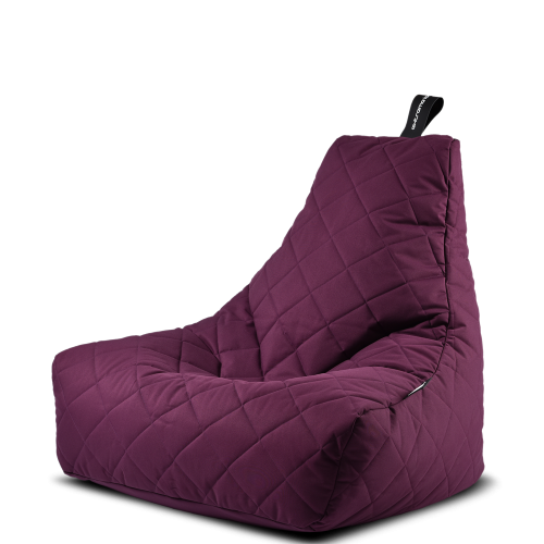 كرسي بين باج كبير مبطن - بنفسجي