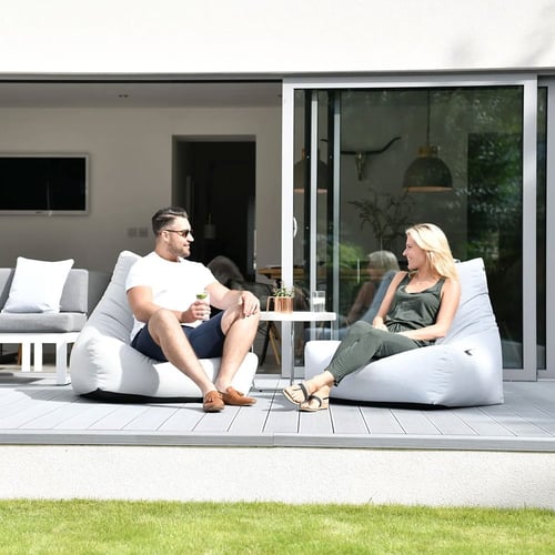 كرسي بين باج كبير باستيل فاخر - برتقالي