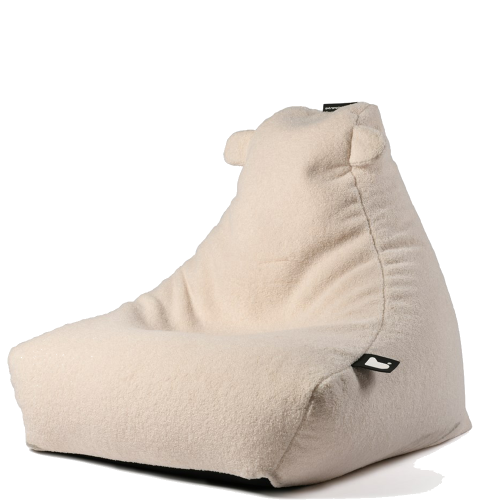 كرسي بين باج للاطفال تيدي - أبيض عاجي