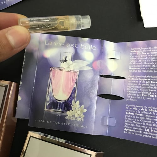 عررض درزن عينات عطور لانكوم