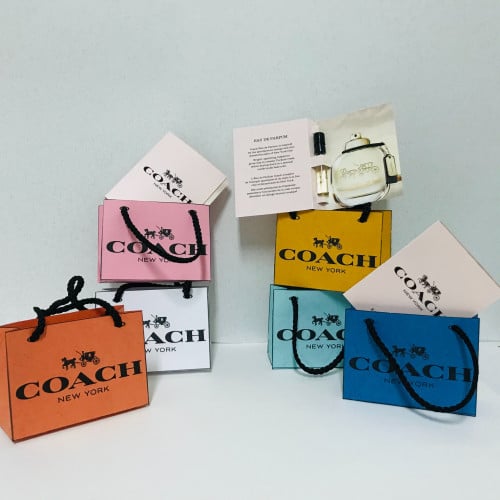 توزيعات عينة عطر كوتش مع الكيس