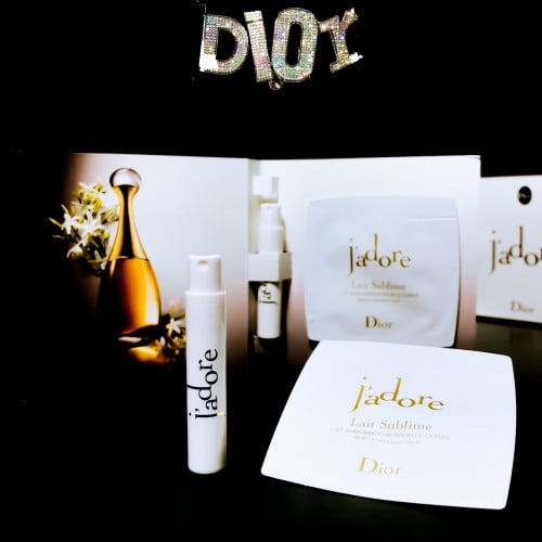 عينة عطر جادور مع عينة لوشن من ديور