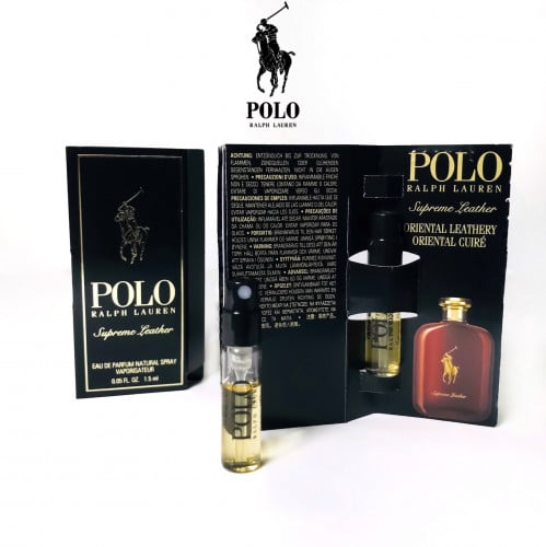 عينة عطر سوبريم ليذر من رالف لورين بولو