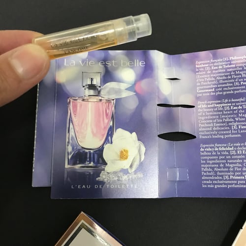 عررض درزن عينات عطور لانكوم