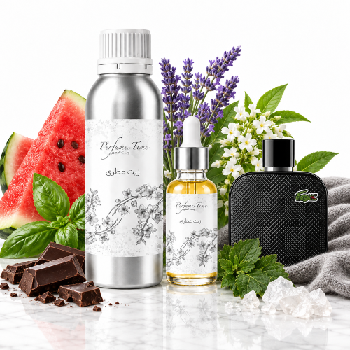 زيت عطري نقي مستوحى من أو دي لاكوست L.12.12 الأسود للرجال