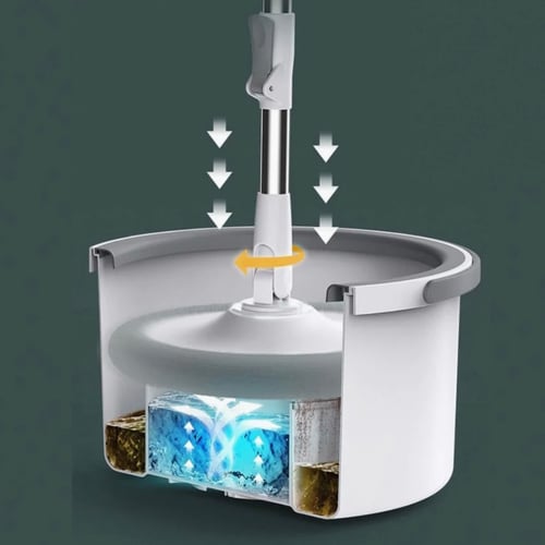 الممسحة الارضية الذكية ممسحة دوارة للضغط تعزل الما...