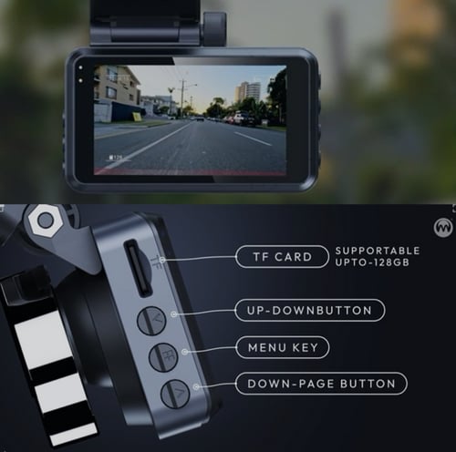 كاميرا داش كام جلسة 4K (ضمان سنتين) من مايكروديجيت...