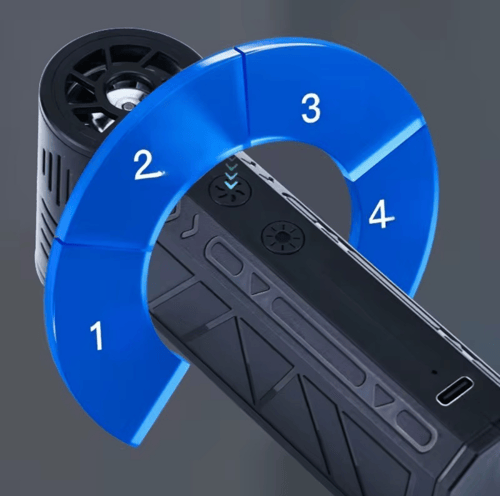 منفاخ مروحة تيربو نفاثة بقوة 70 واط وسرعة 130000 س...