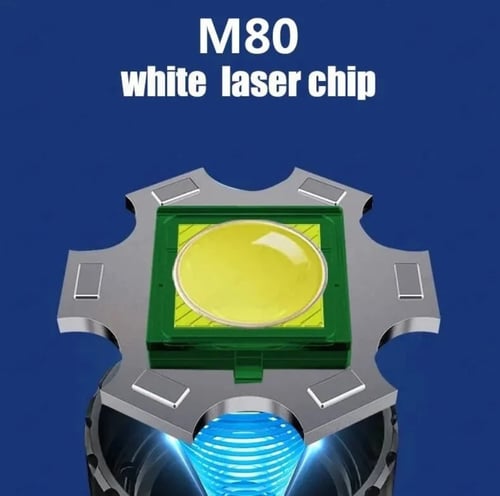 مصباح يدوي DENX DX2327 عالي السطوع بتقنية التكبير/...