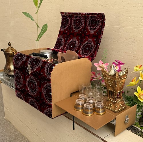 مركة و عزبة جلسة vip , عزبة ومركة وموقد غاز جانبي...