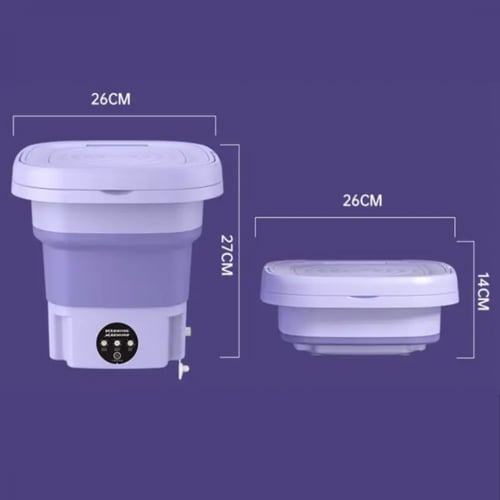 غسالة ميني محمولة سعة 8 لتر بقوة 10 واط