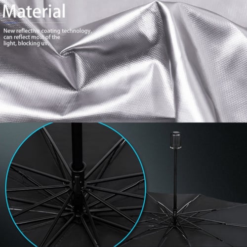 عرض 3 مضلات للسيارة للوقاية من اشعة الشمس عالية ال...