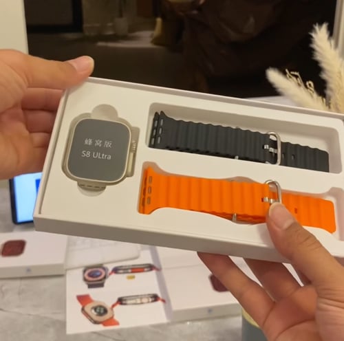 ساعه ذكيه 8 الترا بشريحة SIM تدعم التيك توك والسنا...