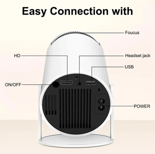 جهاز عرض HY300 بروجتكر 5G WIFI 4K Android 11 للطلع...