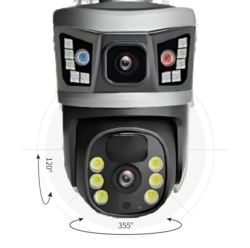 كاميرا مراقبة بالطاقة الشمسية تعمل بشريحة نت 4G -...