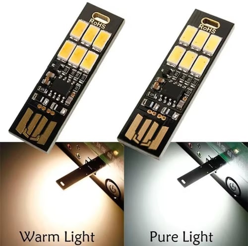 اضاءة ليد سهاري عرض 3 حبات على أي منفذ USB بإضاءة...