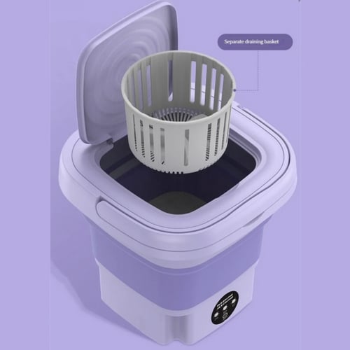 غسالة ميني محمولة سعة 8 لتر بقوة 10 واط