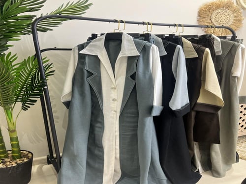 عبايه لينن رسمي( لون اسود )