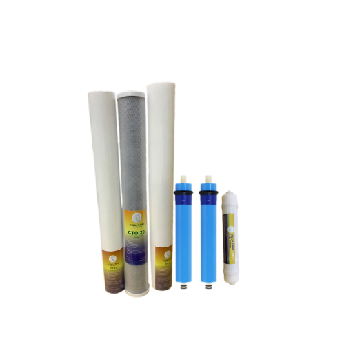 طقم غيار فلاتر 6 مراحل (محطة 200 جالون )كل سنتين