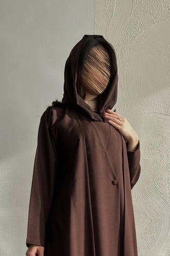 U93 -عبايه رسميه مع طرحه