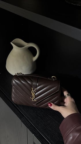 يبة Saint Laurent صغيرة – لون بني