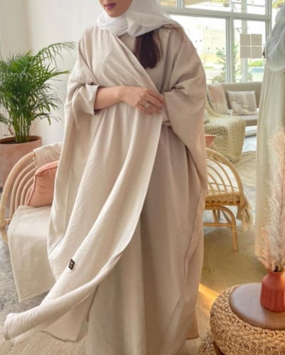 عبايه كريب بحريني بقصة الفراشة