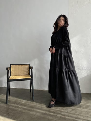 U91 - عبايه مع طرحه