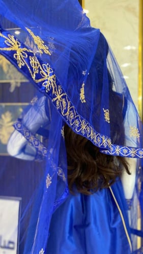 فستان مطرز غمرة راقي