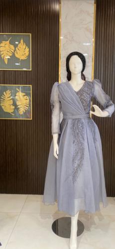 فستان مطرز جازار قصير