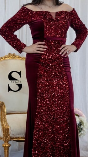 فستان سهرة ترتر اوف شولدرز