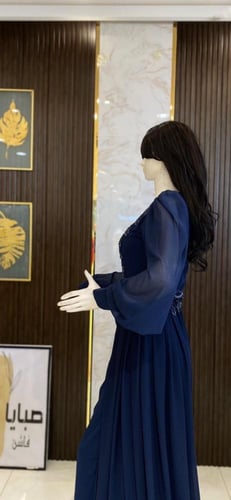 فستان مطرز شيفون