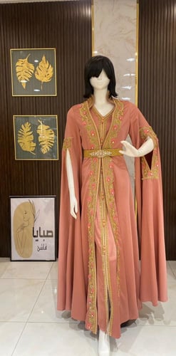 قفطان مغربي فراشة - تألقي بإطلالة أنيقة وفاخرة