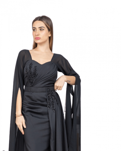 فستان سهرة تطريز