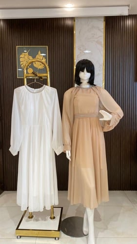 فستان شيفون قصير