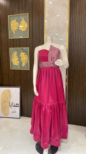 فستان سهرة موف طويل