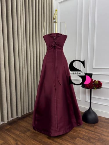 فستان سهرة ناعم