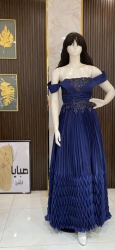 فستان سهرم مطرز خصر