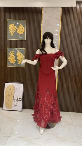 فستان سهرة عودي