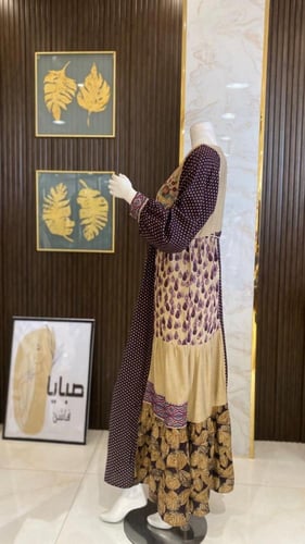 جلابية هندية تطريز راقي